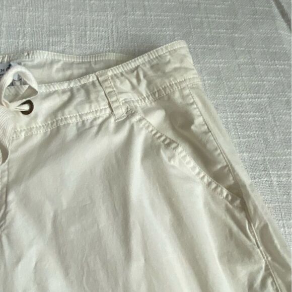 Caribbean Joe White Cotton Pants Cargo SZ 12P - Picture 4 of 12